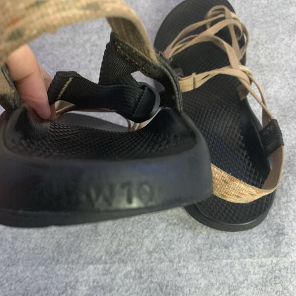 Chaco Women's ZX/2 Cloud Sandal, Tan Straps, Toe Loop, Size 10, Hiking Outdoor - Picture 7 of 10